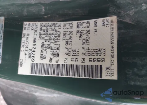 2022 Nissan Frontier King Cab Sv 4X2 из США, поврежденный, VIN 1N6ED1CLXNN624269